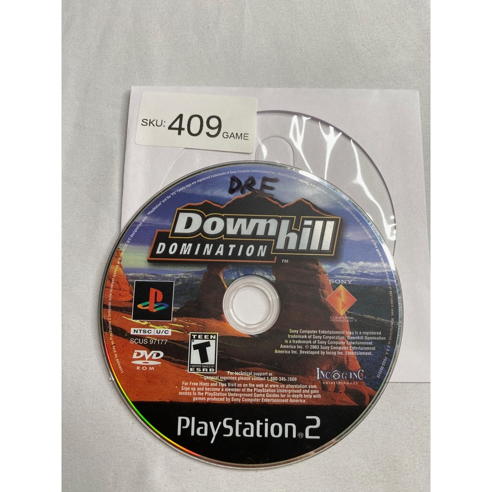 Downhill Domination Sony PlayStation 2 Game Disc Only